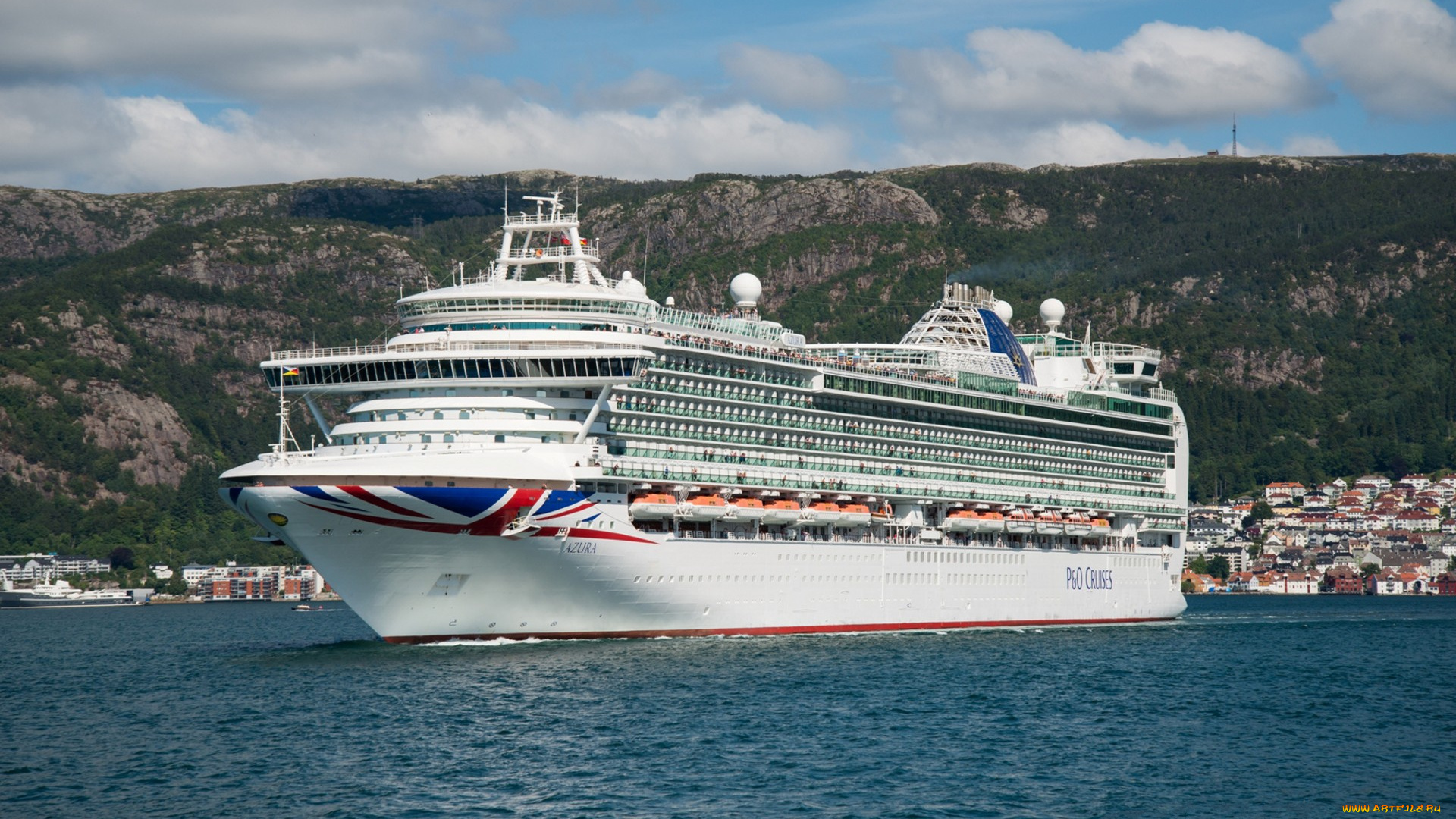 azura, корабли, лайнеры, круиз, лайнер