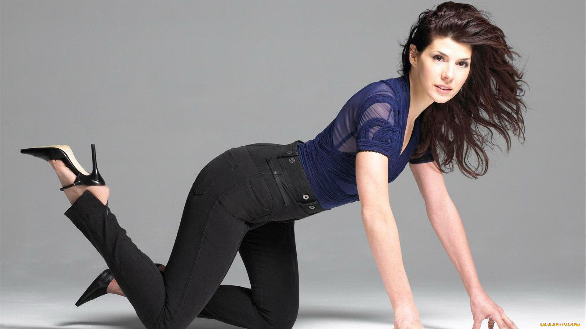 девушки, marisa, tomei, фон, взгляд, девушка