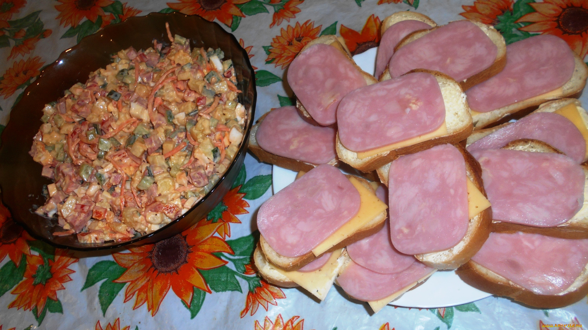 еда, бутерброды, , гамбургеры, , канапе, хлеб, колбаса, сыр, салат