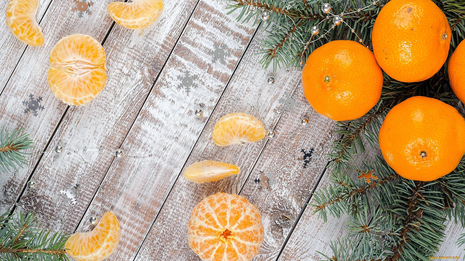 еда, цитрусы, мандарины