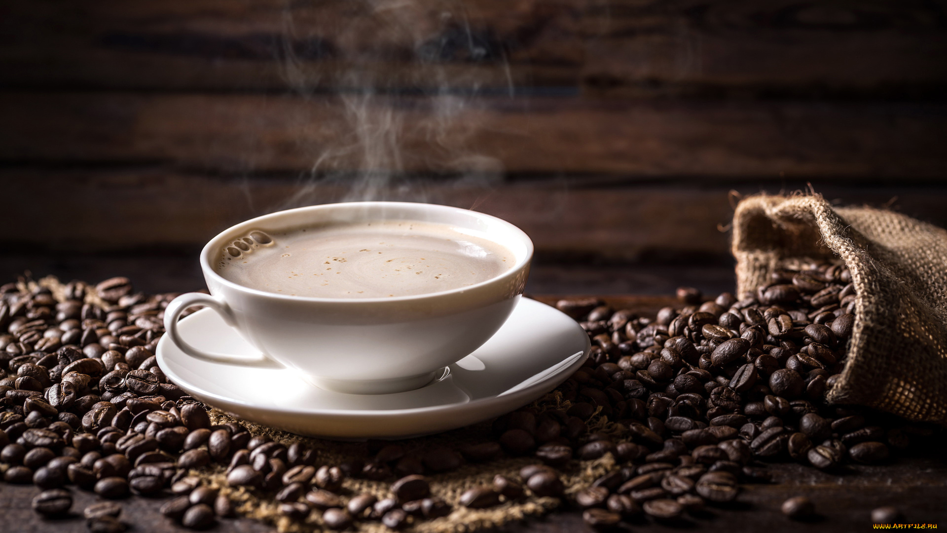 еда, кофе, , кофейные, зёрна, зерна, чашка