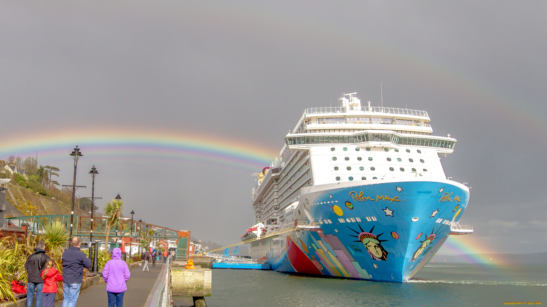 корабли, лайнеры, круиз, лайнер