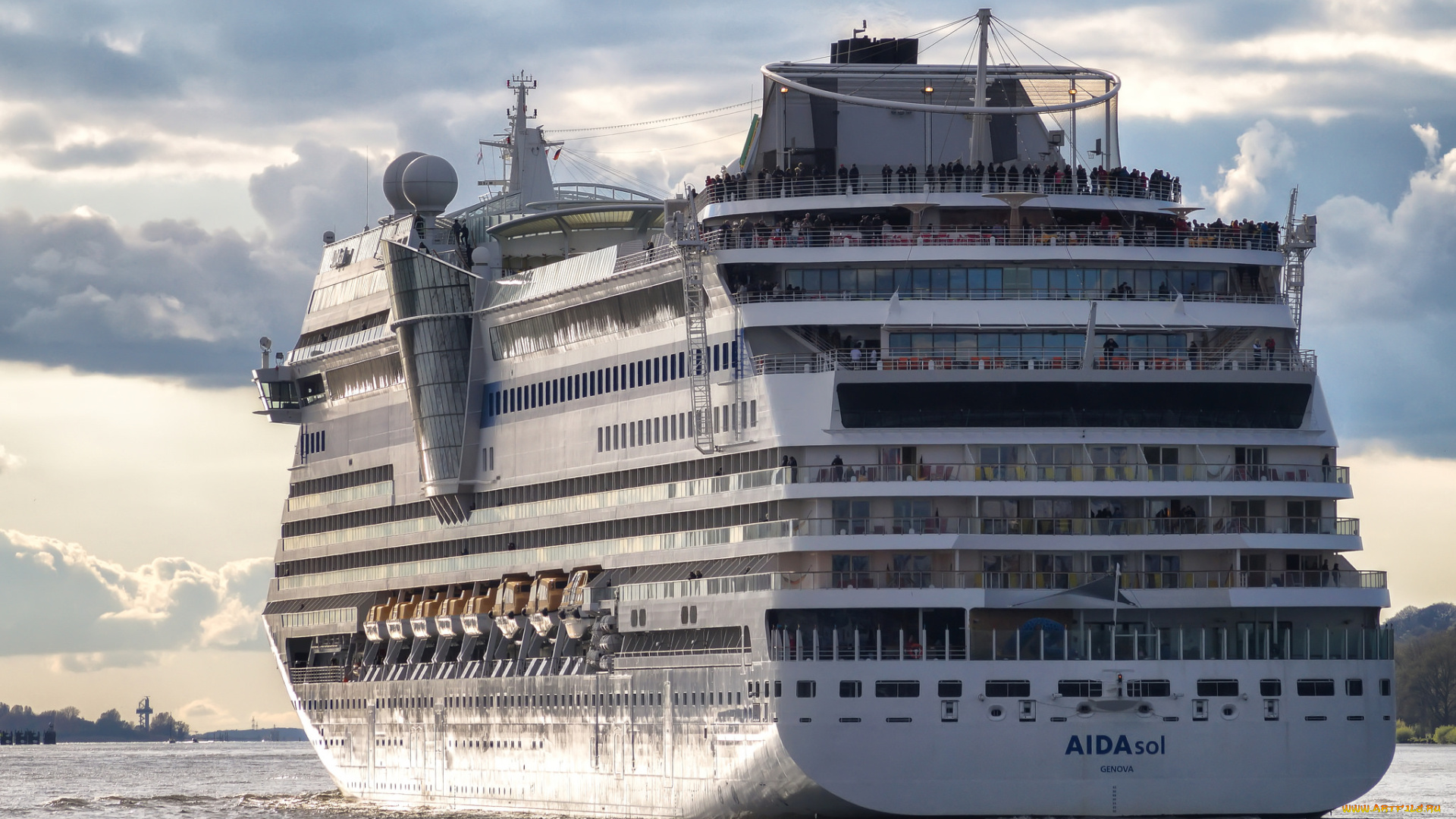 корабли, лайнеры, круиз, лайнер
