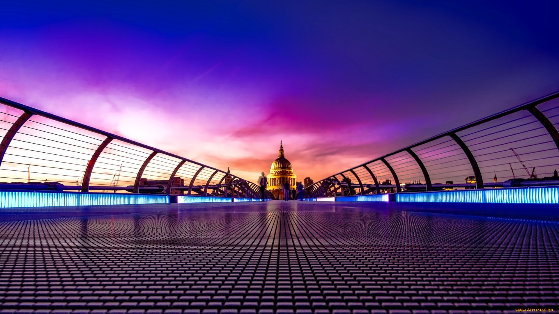 millennium, bridge, города, лондон, , великобритания, millennium, bridge