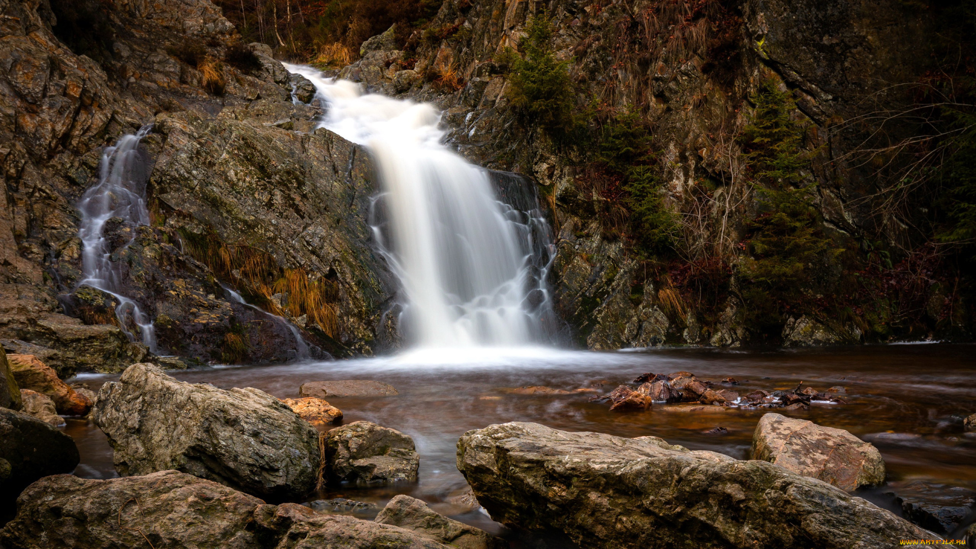 природа, водопады, водопад