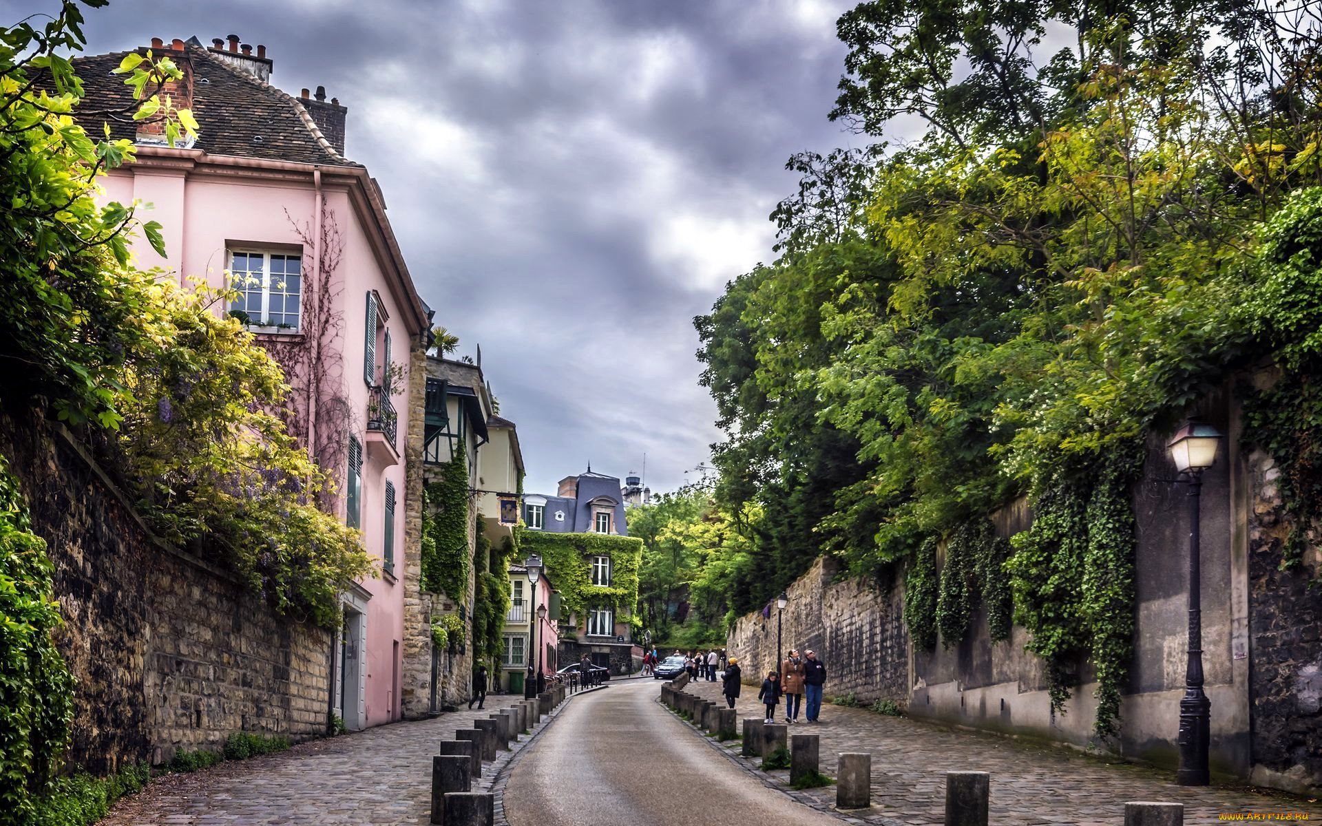 города, париж, , франция, улица