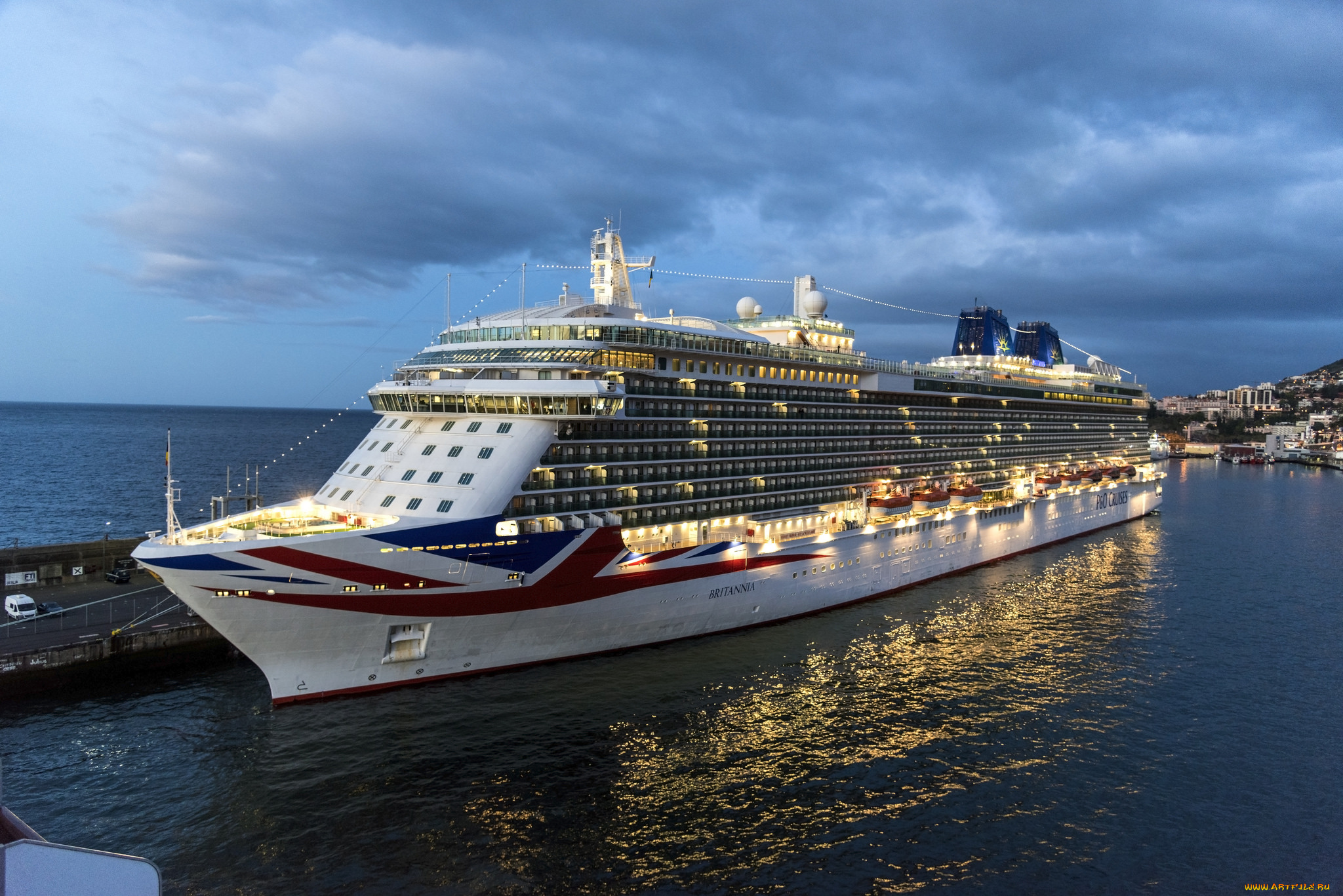britania, корабли, лайнеры, круиз, лайнер
