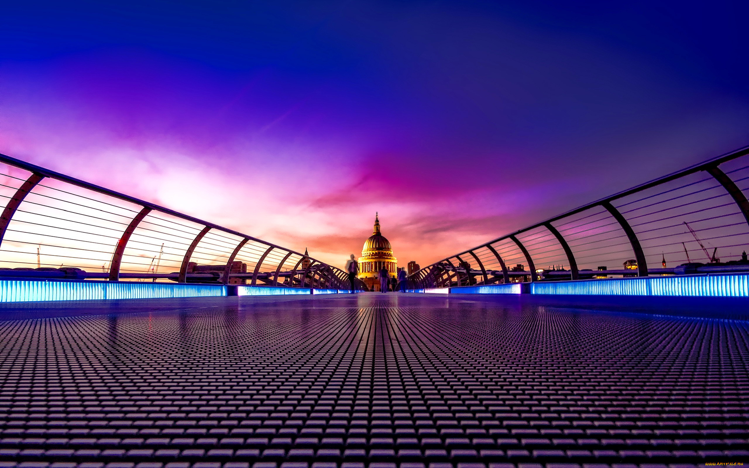 millennium, bridge, города, лондон, , великобритания, millennium, bridge