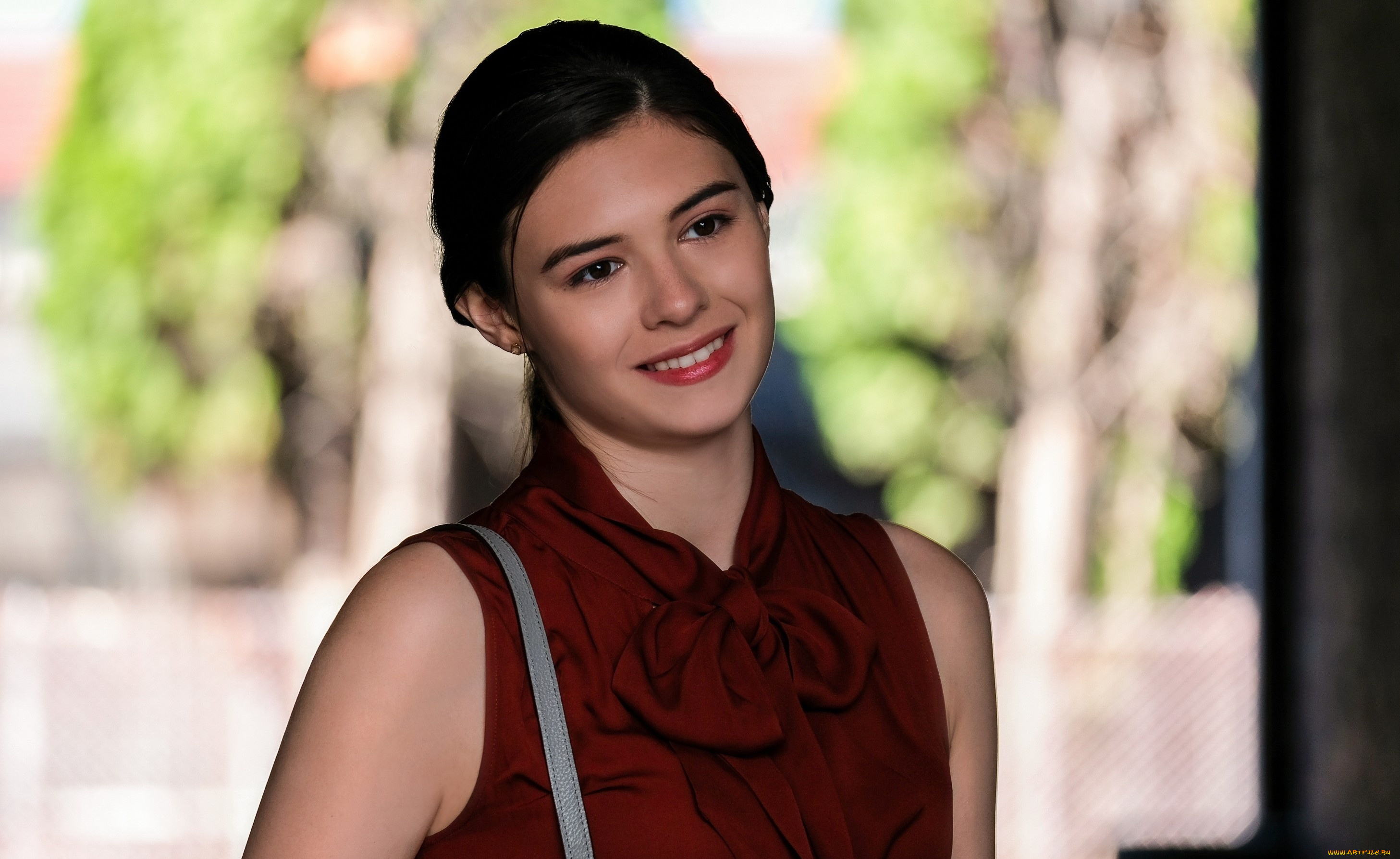 девушки, -unsort, , брюнетки, темноволосые, nicole, maines, брюнетка, блузка, актриса, улыбка