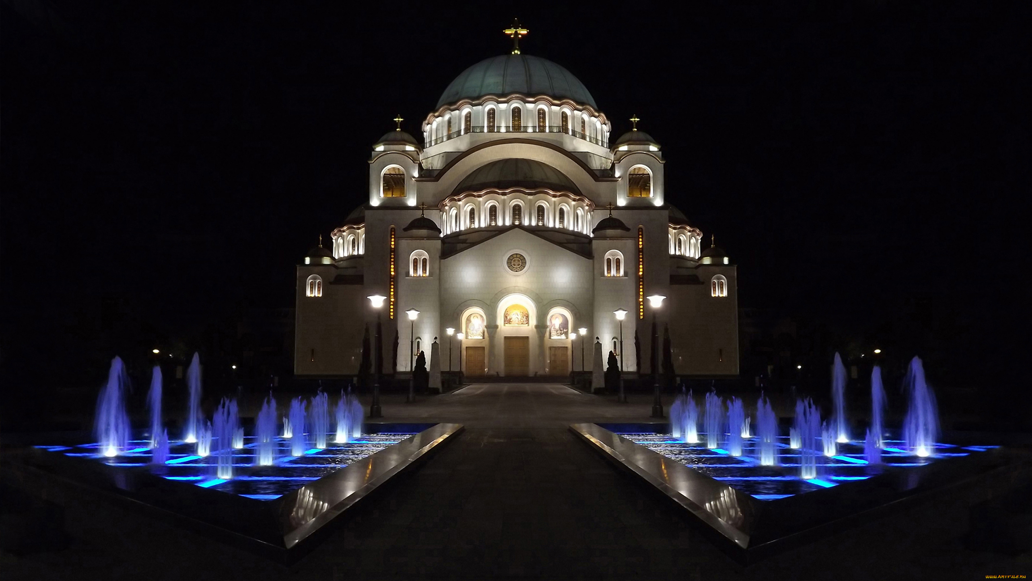 города, белград, , сербия, религия, христианство, православие, храм, церковь, саввы, святого, собор, столицы, белград