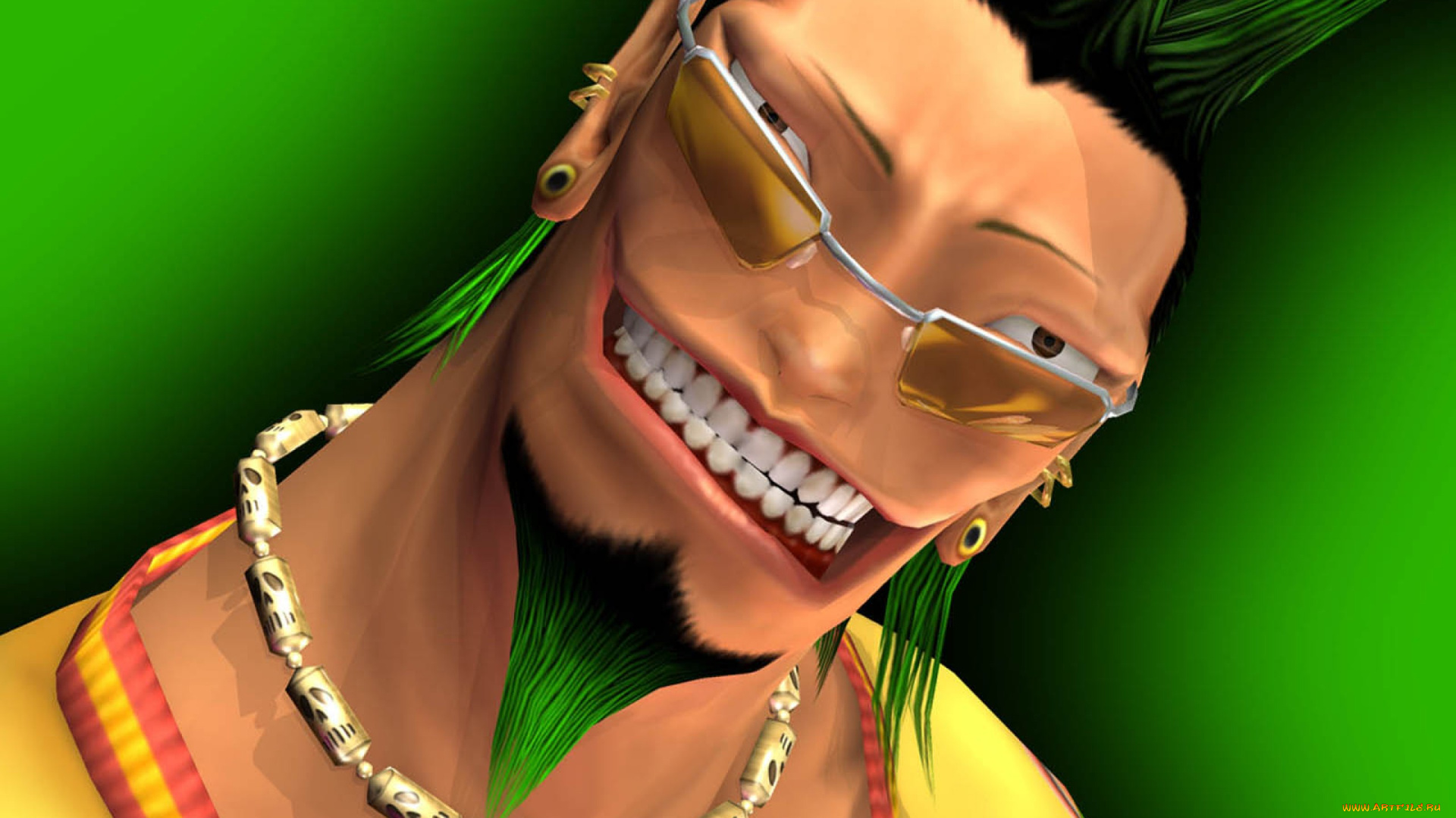 видео, игры, bloody, roar, 3, персонаж, голова, очки