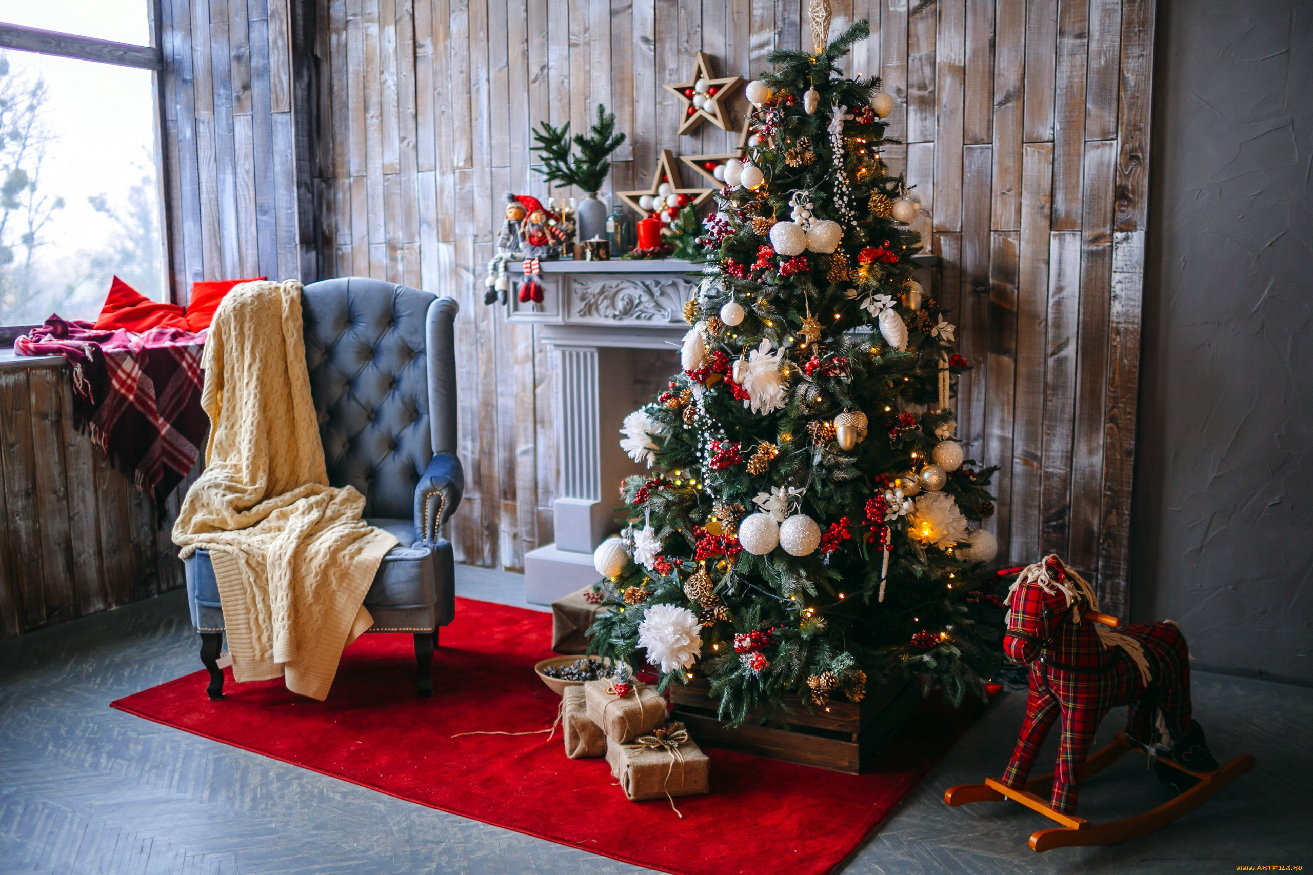 праздничные, ёлки, елка, подарки