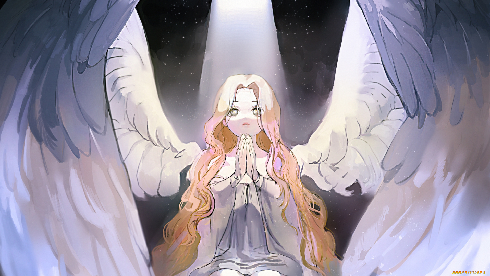 аниме, ангелы, , демоны, девушка