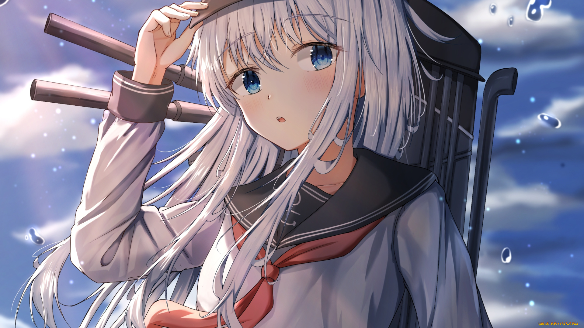аниме, kantai, collection, флотская, коллекция
