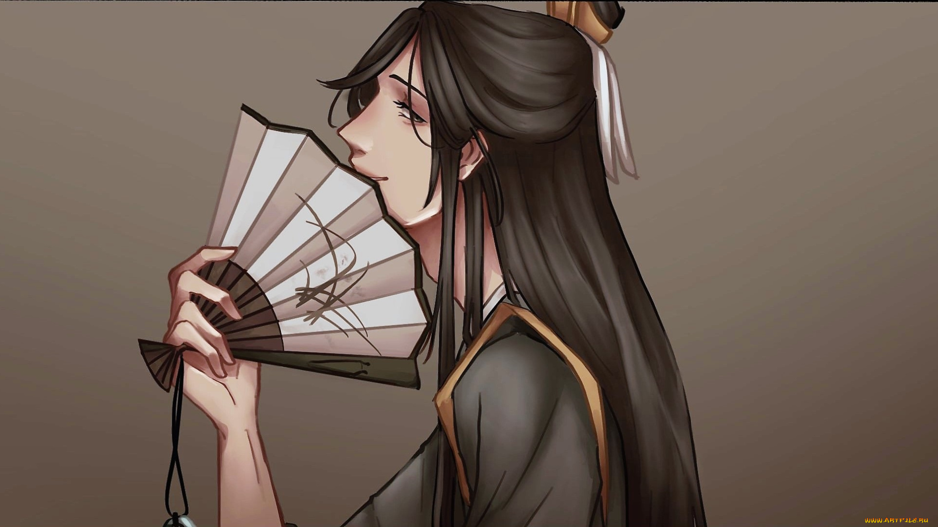 аниме, mo, dao, zu, shi, не, хуайсан, веер