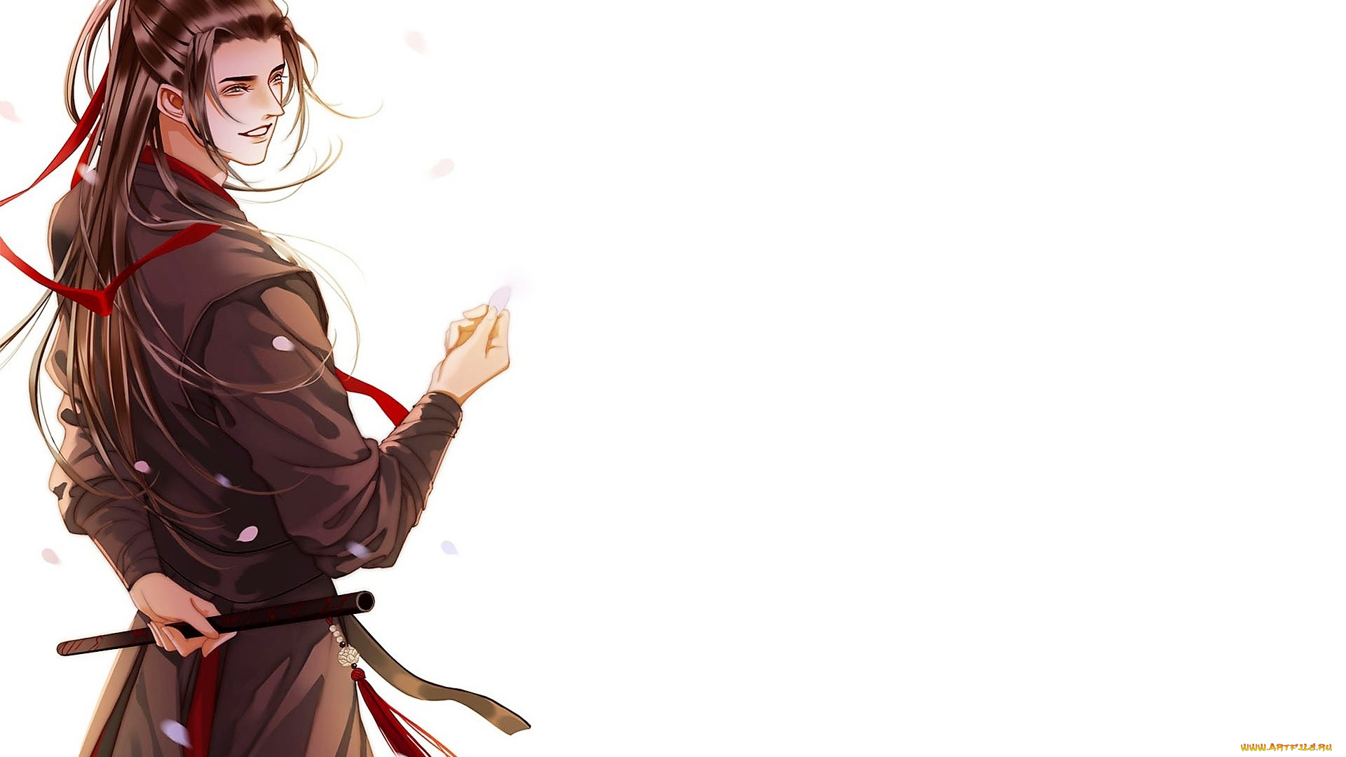 аниме, mo, dao, zu, shi, вэй, усянь, флейта