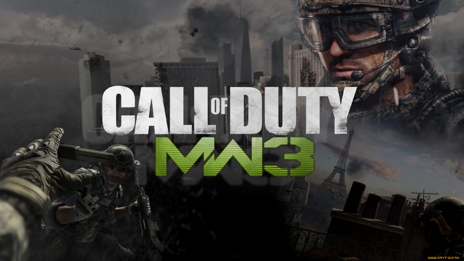 видео, игры, call, of, duty, , modern, warfare, 3, военные, город