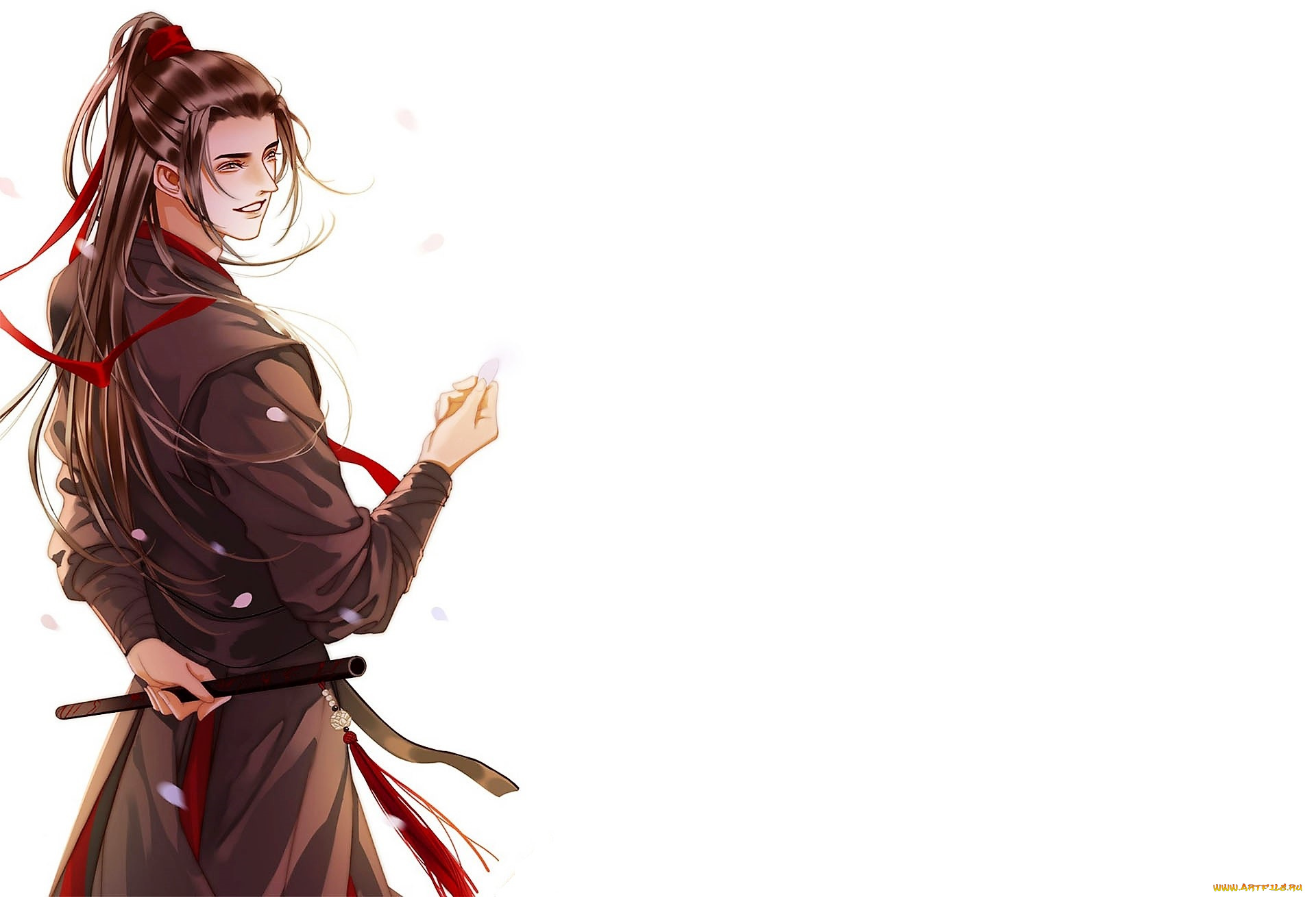 аниме, mo, dao, zu, shi, вэй, усянь, флейта