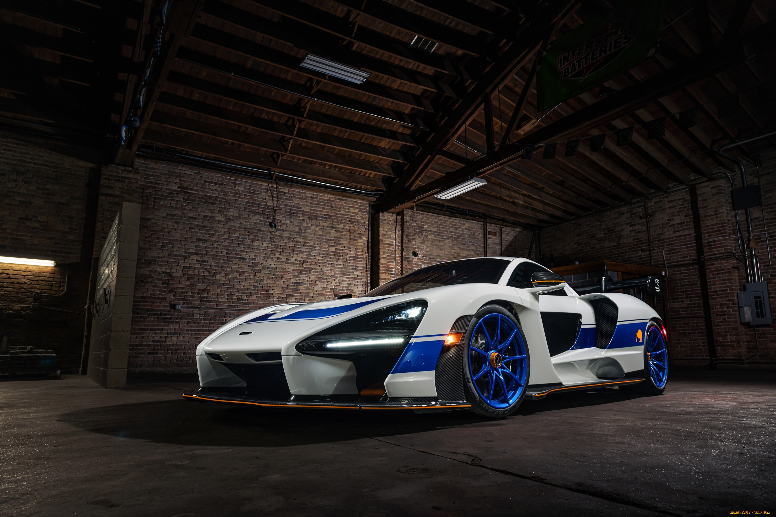 автомобили, mclaren, white, senna