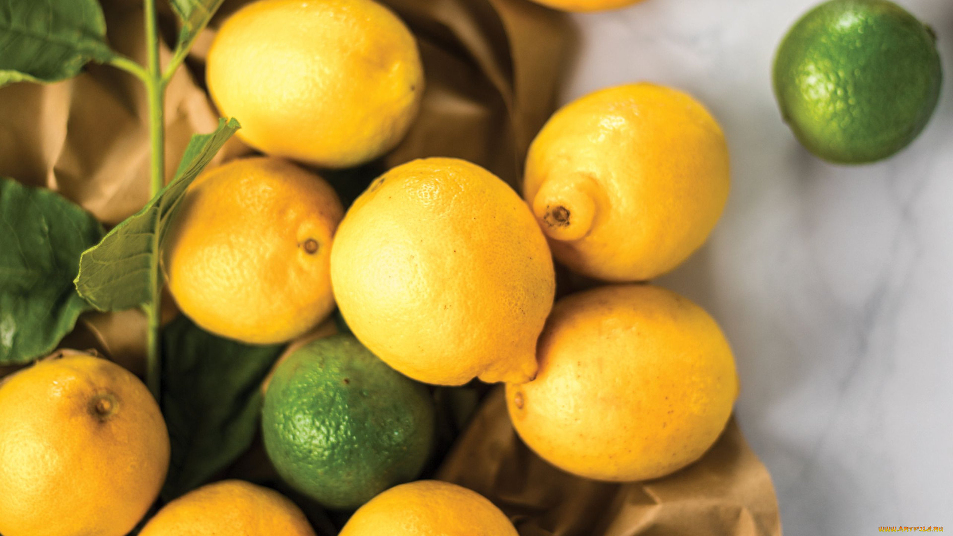 еда, цитрусы, лимоны, лаймы