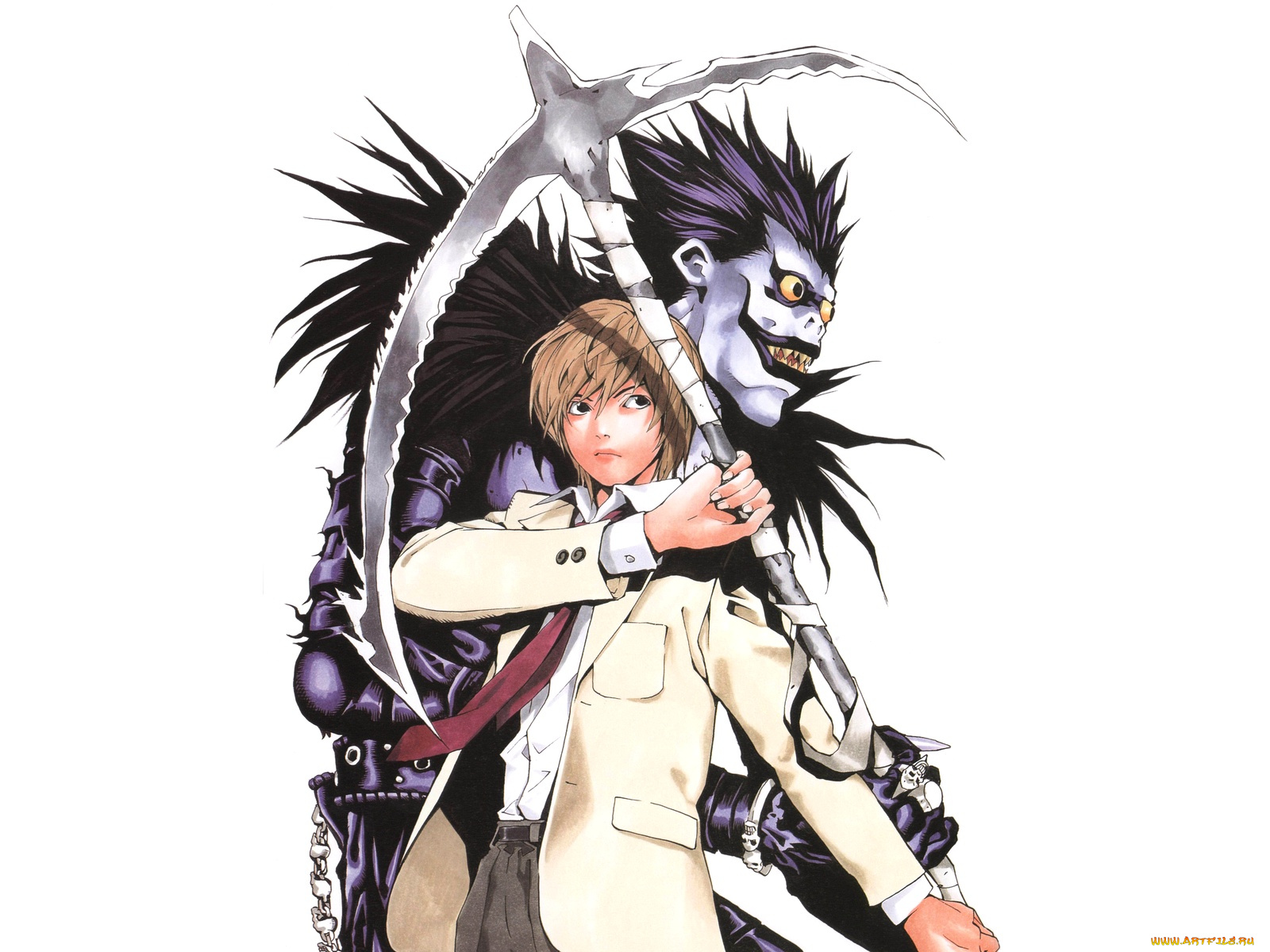 аниме, death, note