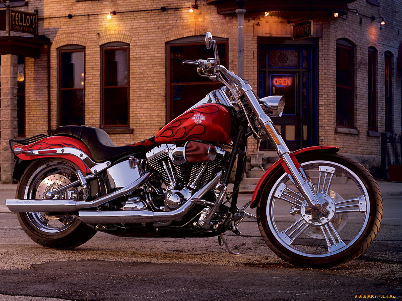 мотоциклы, harley, davidson