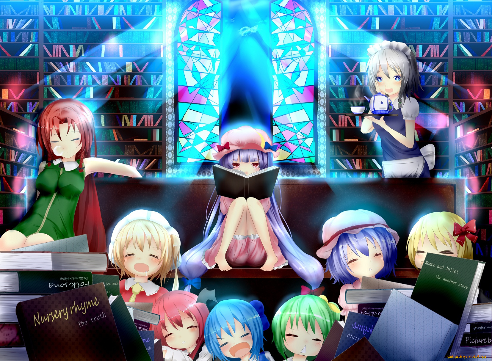 touhou, аниме