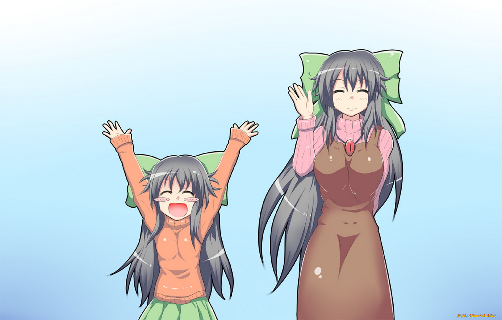 аниме, touhou, уцухо, рюджи