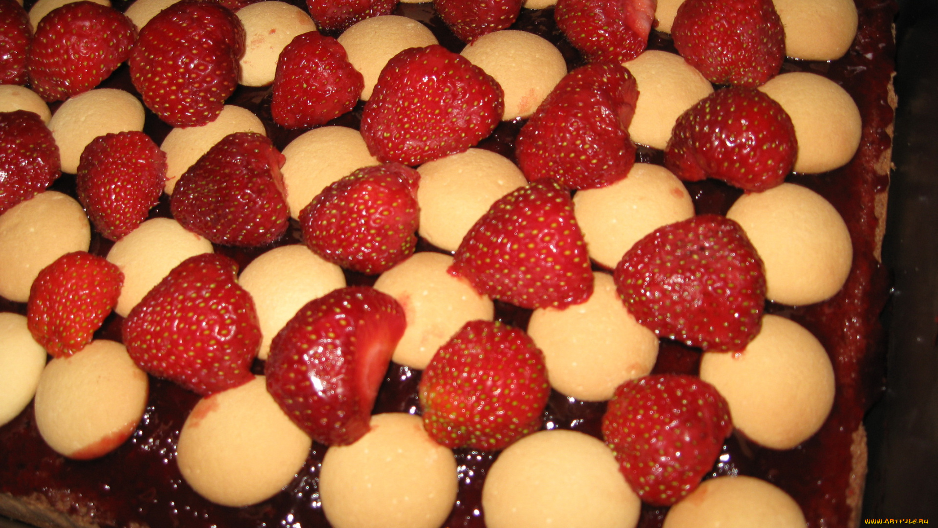 автор, varvarra, еда, пироги, печенье, клубника