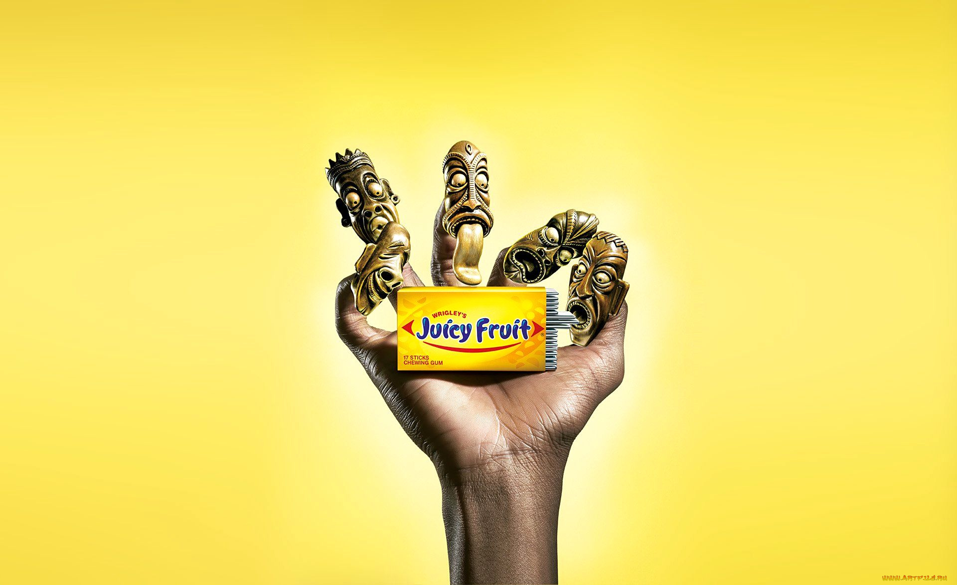 бренды, wrigley`s, жевательная, резинка, маски, рука