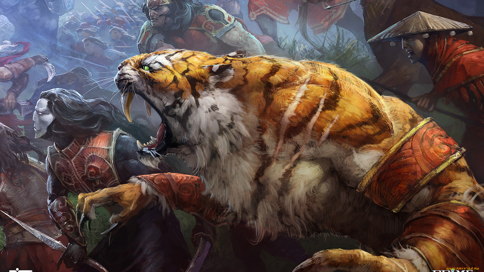 prime, world, видео, игры, воины, тигр