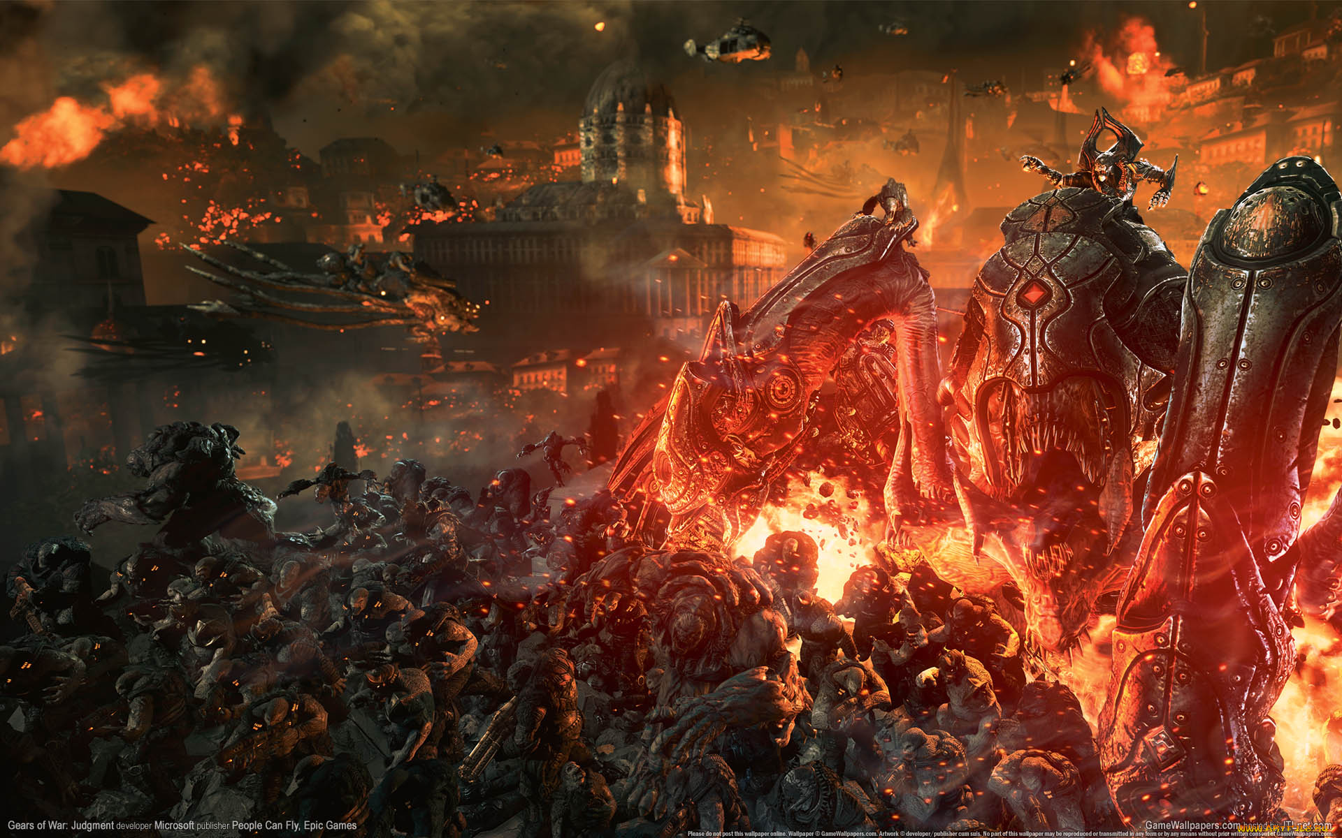 gears, of, war, judgment, видео, игры, механизм, монстры, паук