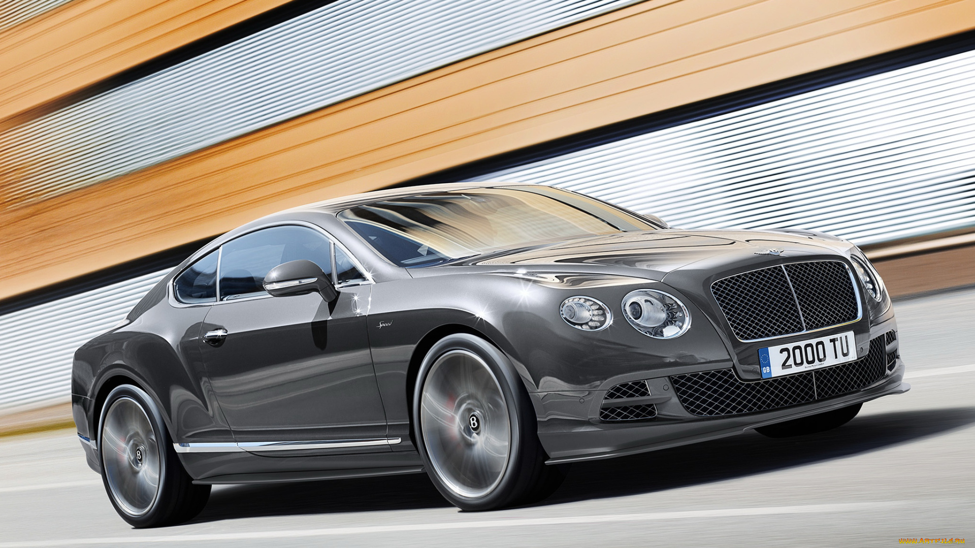 автомобили, bentley, 2014, speed, gt, continental, темный