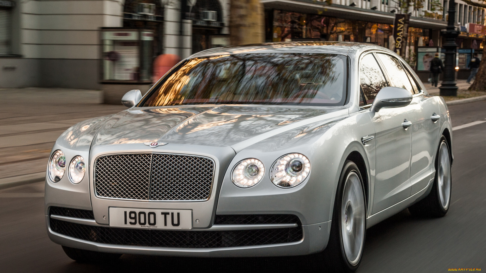 автомобили, bentley, flying, spur, 2014, v8