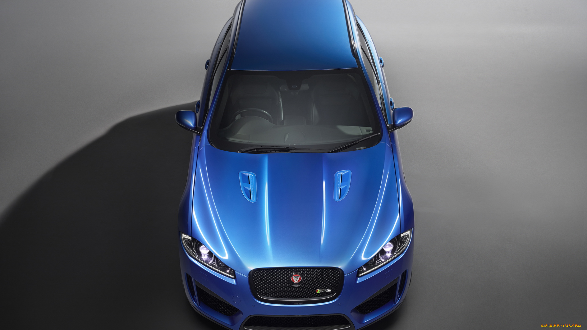 автомобили, jaguar, uk-spec, sportbrake, xfr-s, синий, 2014