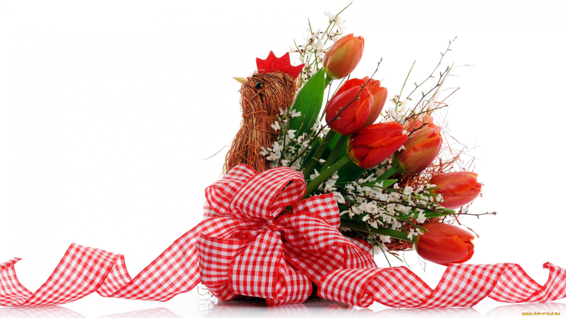 цветы, тюльпаны, букет