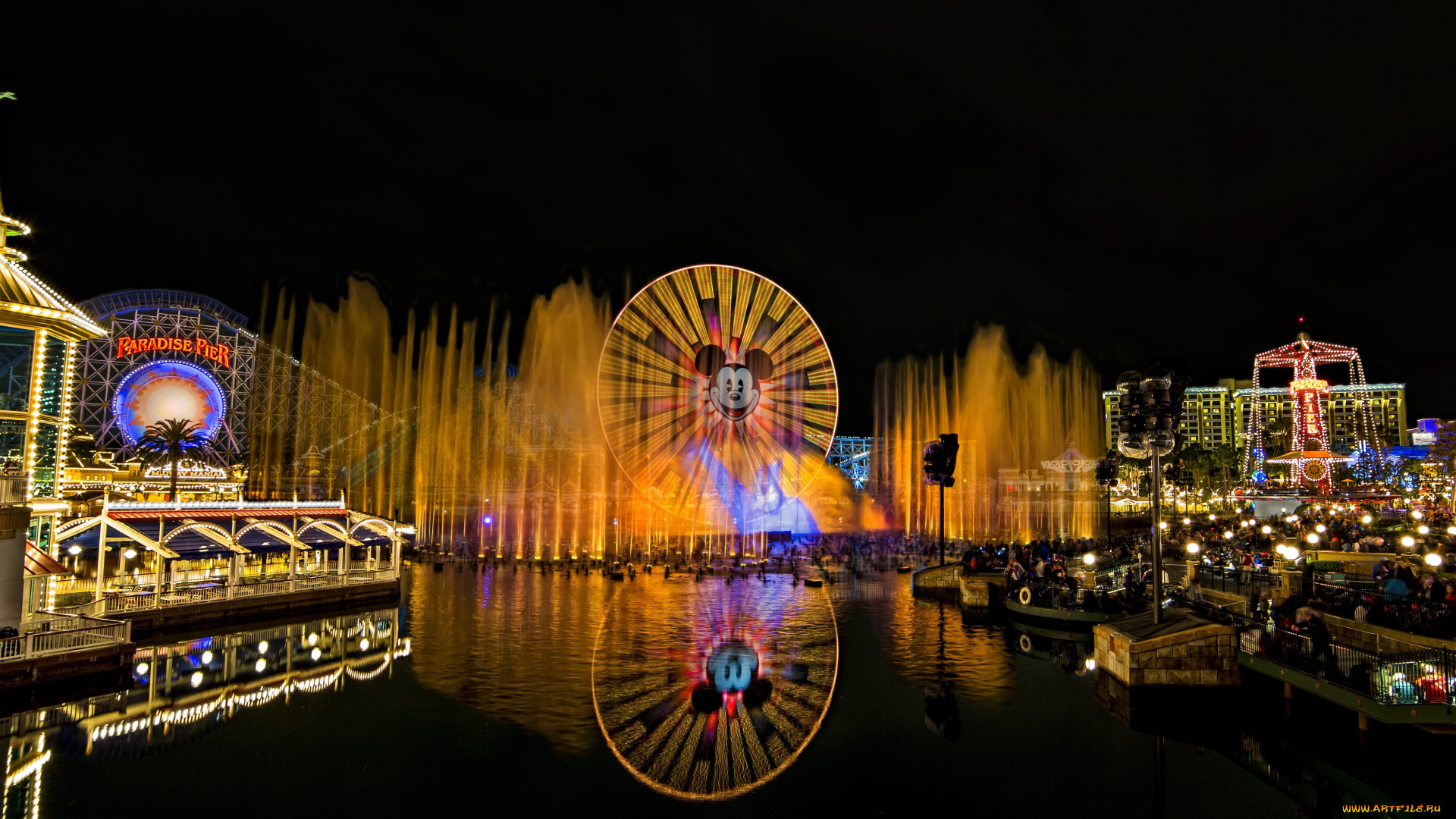 диснейленд, города, микки