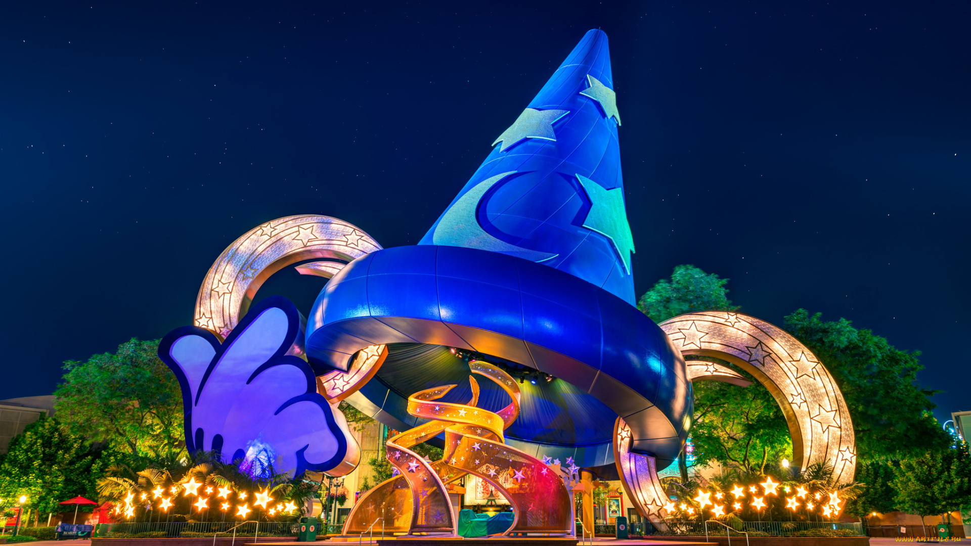 диснейленд, города, микки, шляпа