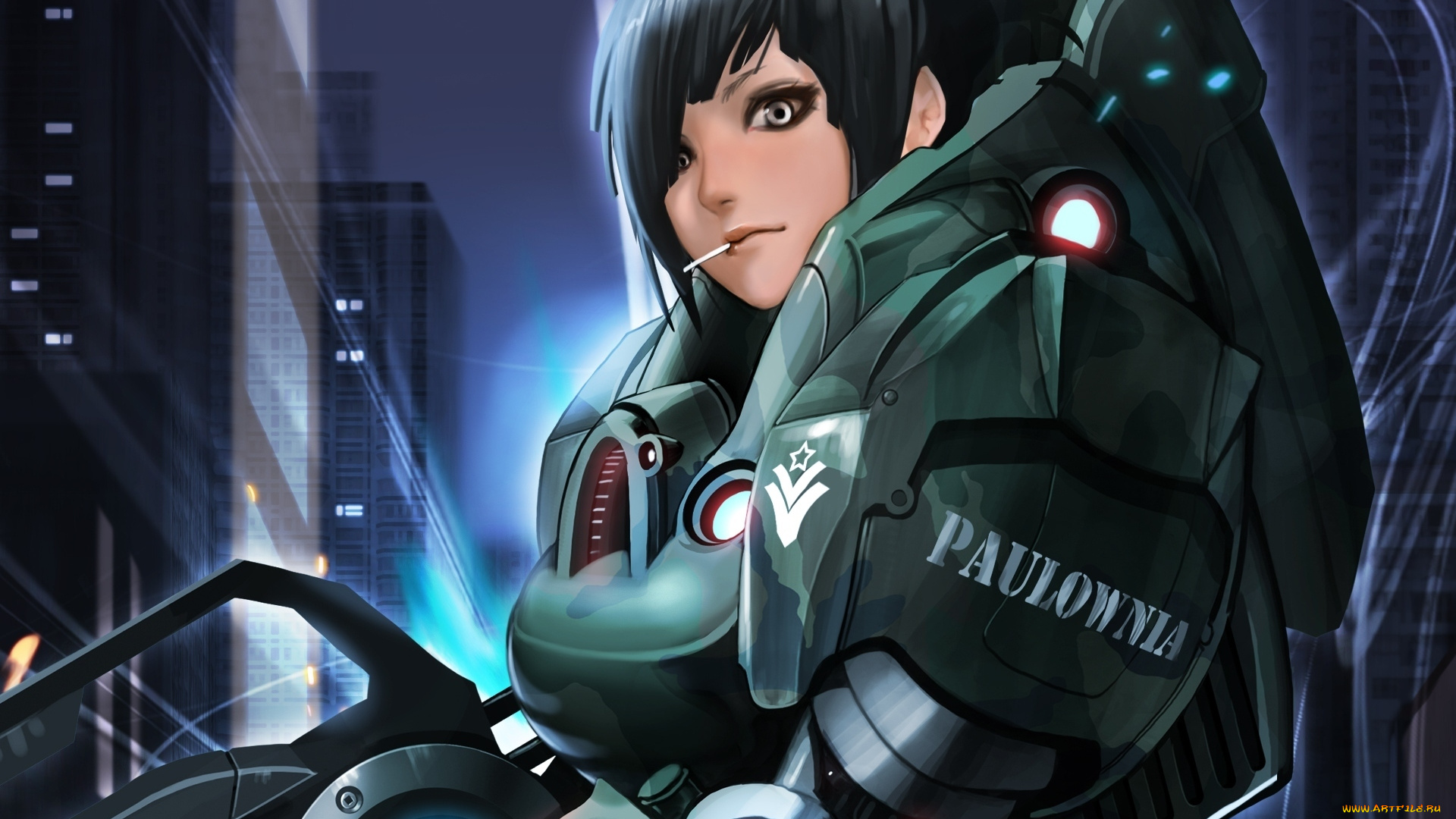 фэнтези, девушки, костюм, автомат, защитный, девушка, солдат