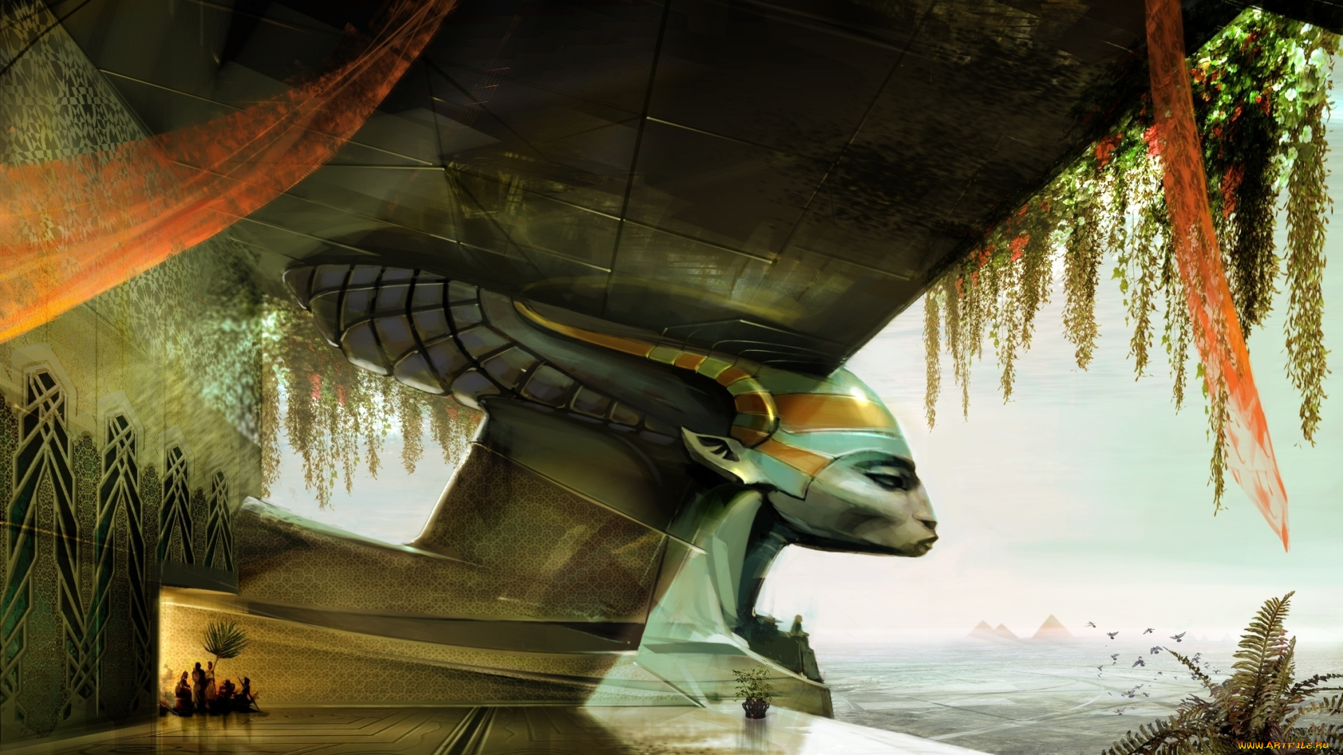 фэнтези, иные, миры, , иные, времена, святилище, храм, пирамиды, плато, мир, иной