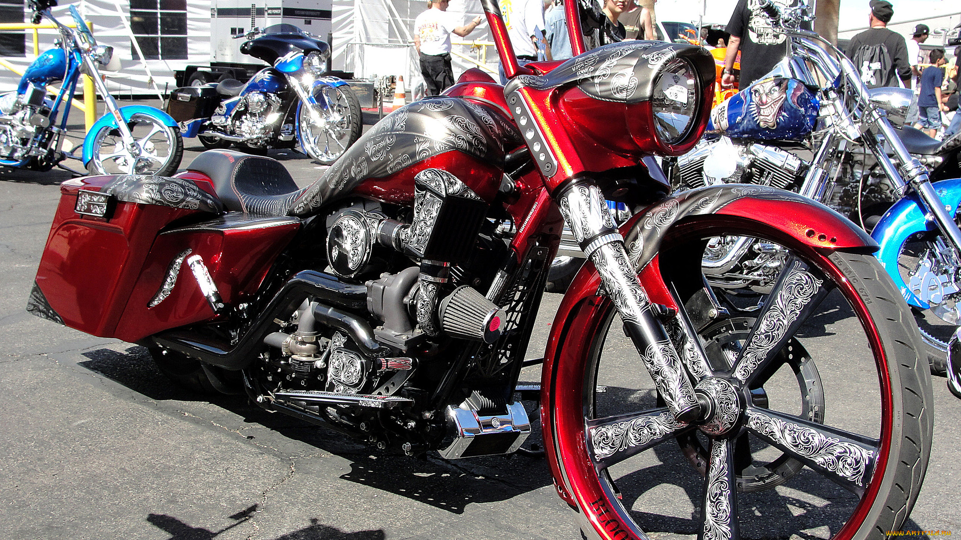 мотоциклы, customs, улица