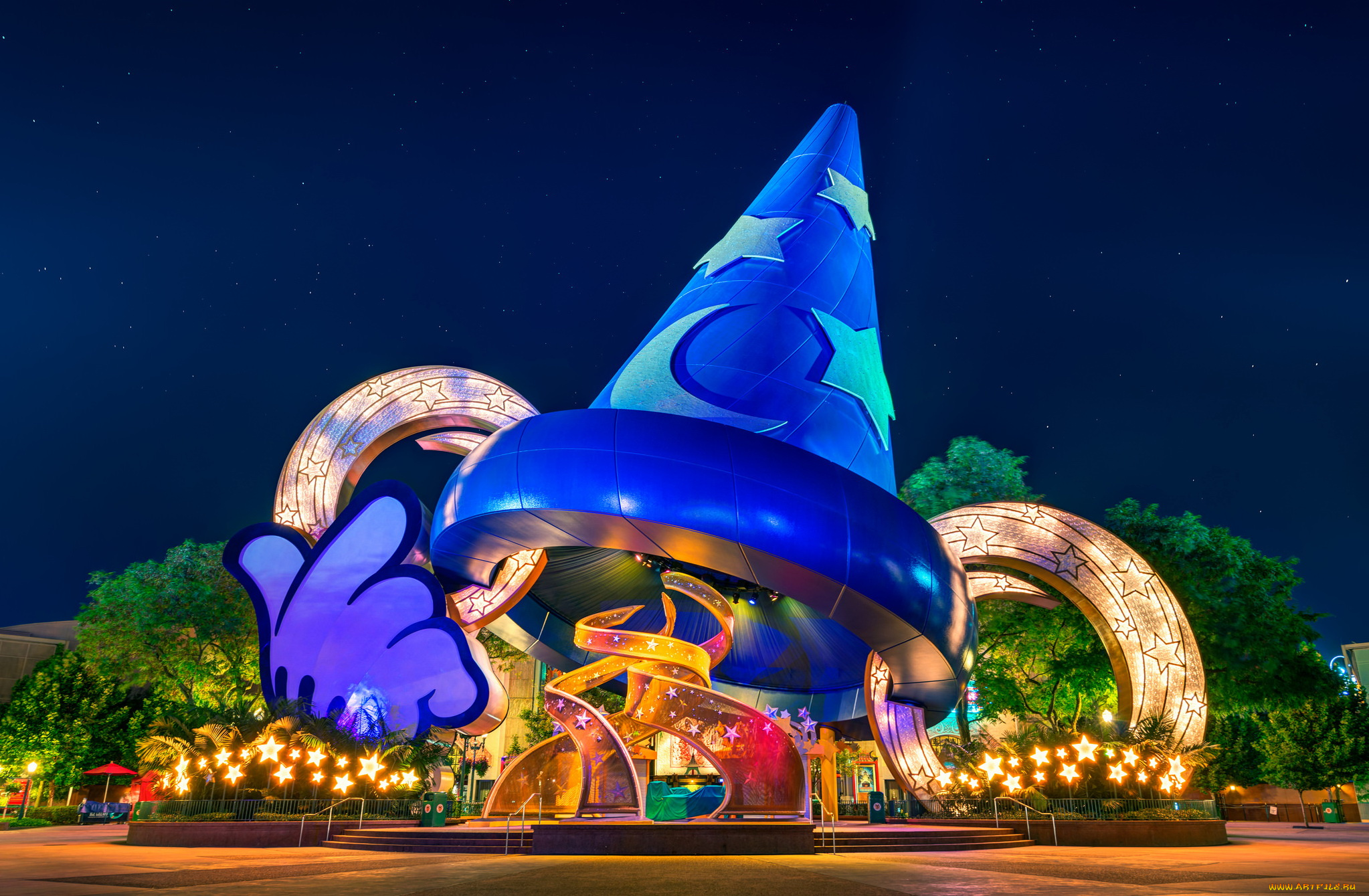 диснейленд, города, микки, шляпа