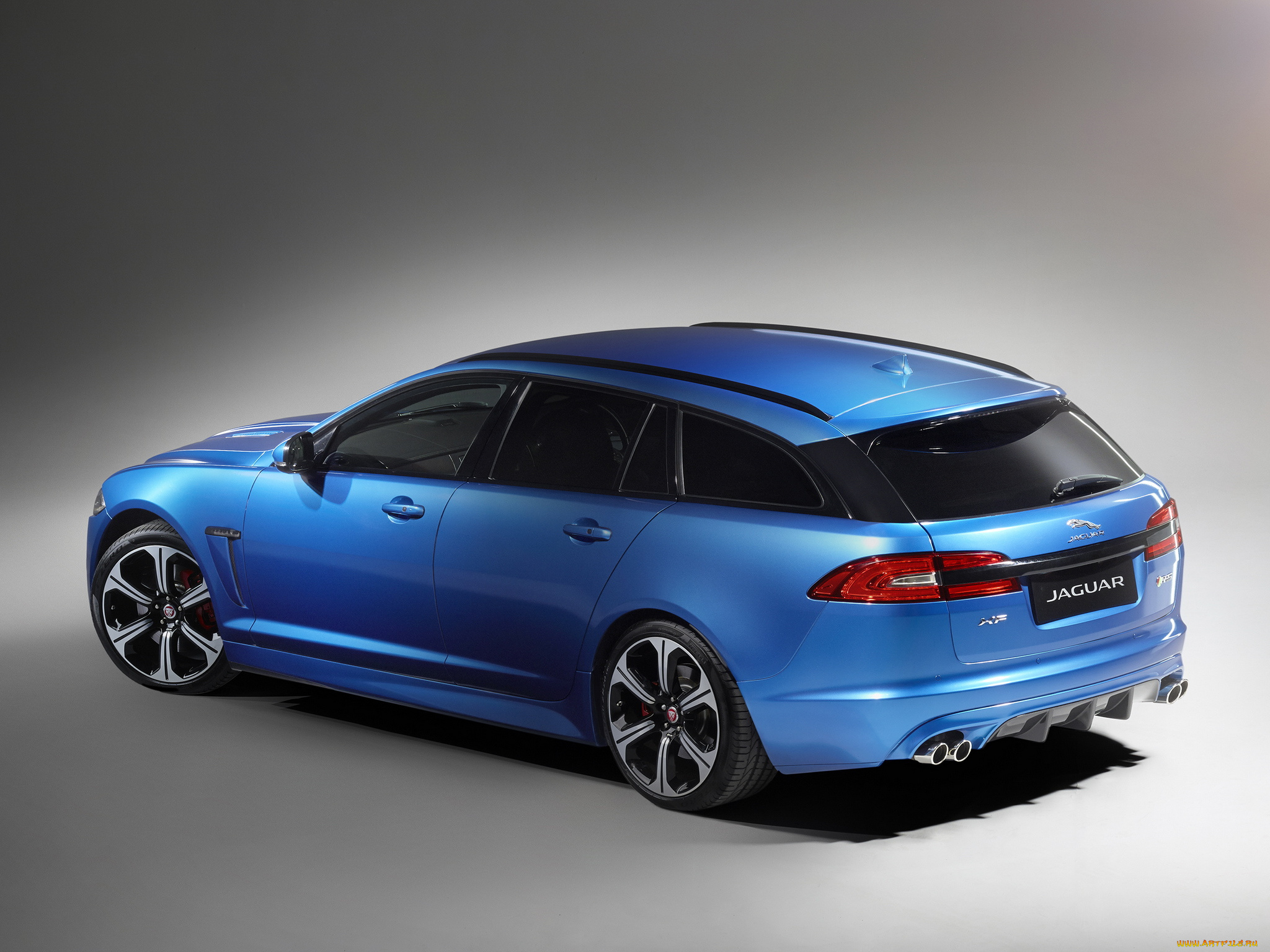 автомобили, jaguar, sportbrake, xfr-s, синий, 2014, uk-spec