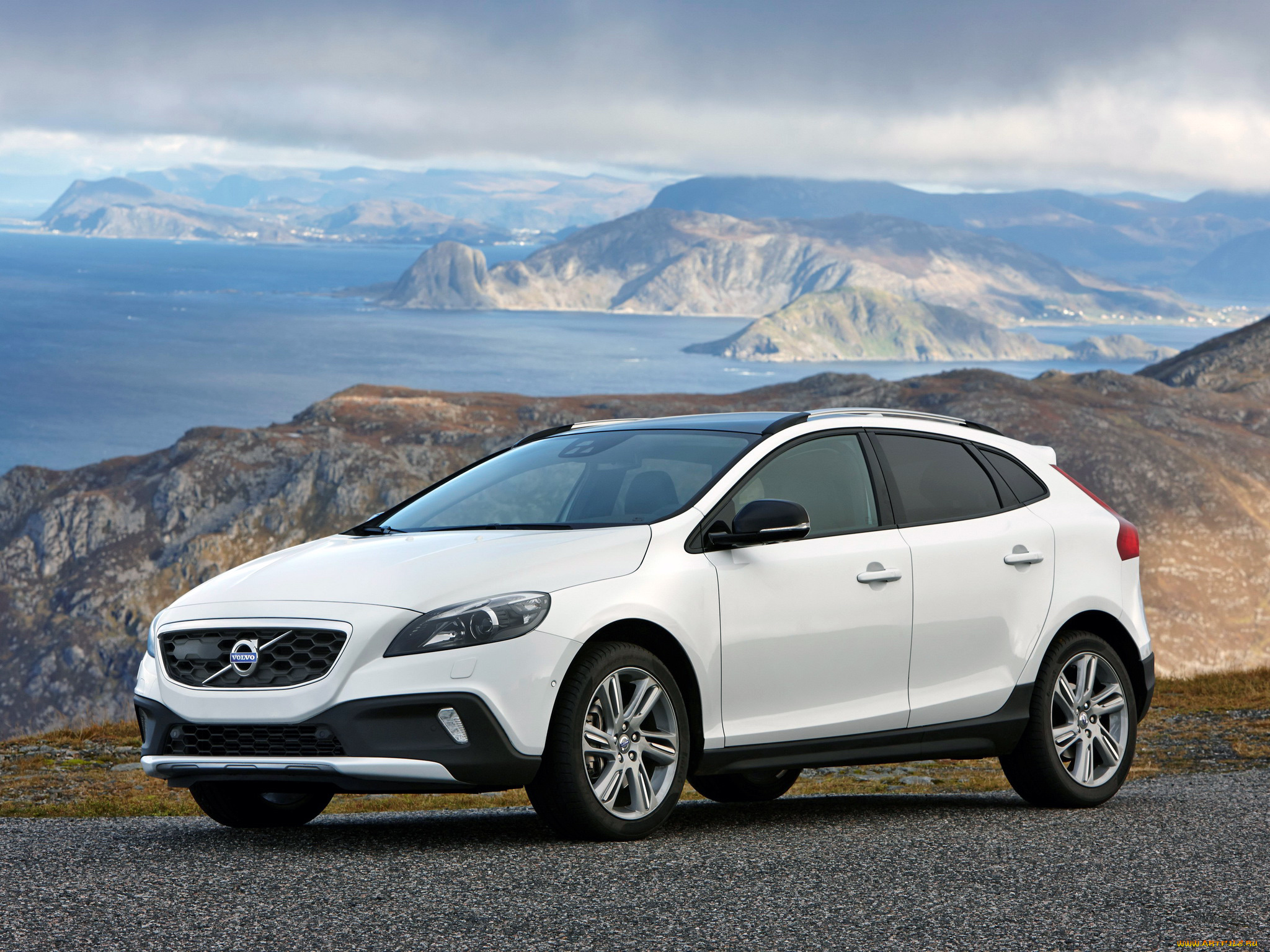 автомобили, volvo, светлый, 2012, d4, country, cross, v40