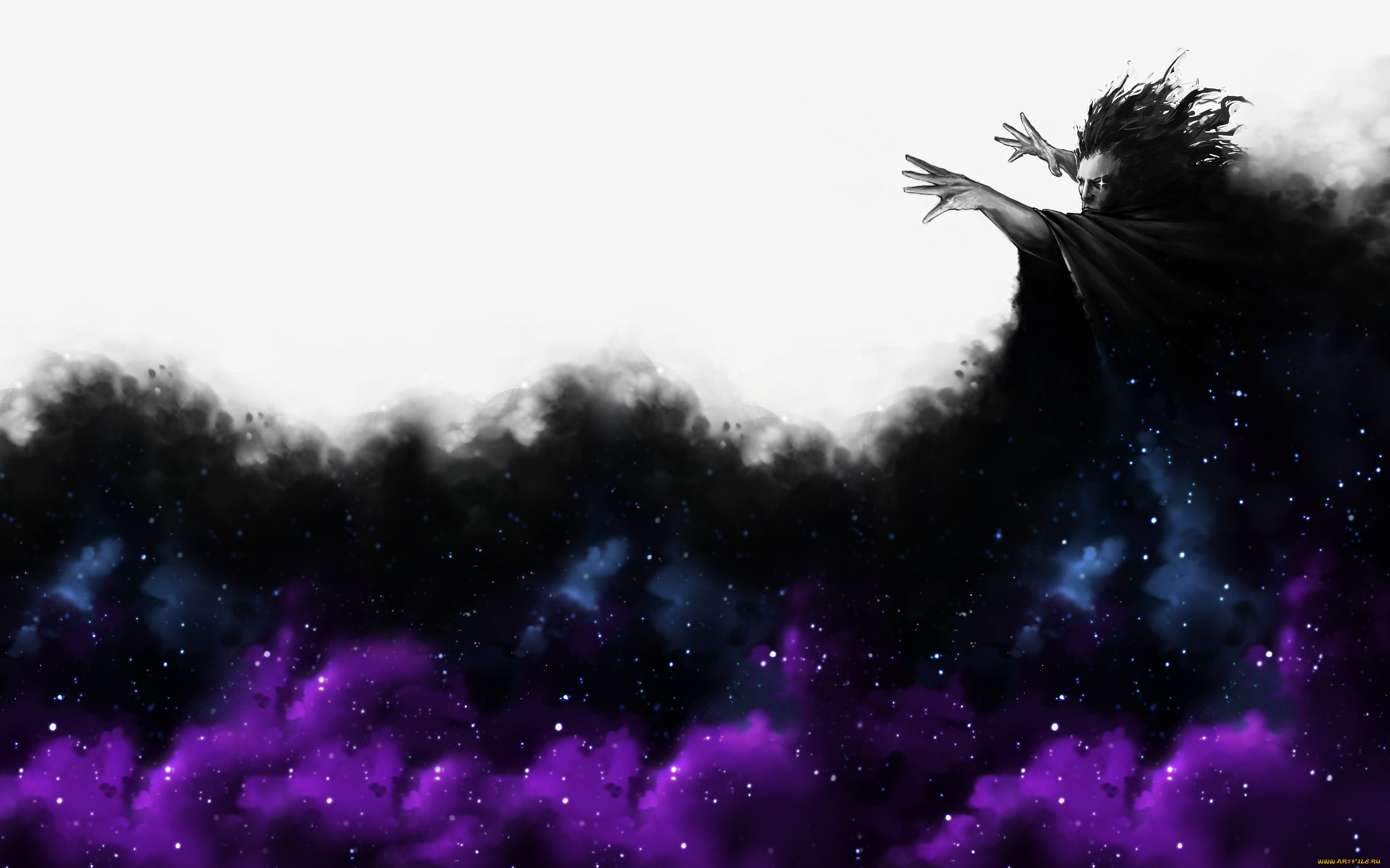 фэнтези, маги, , волшебники, тьма, космос, силуэт