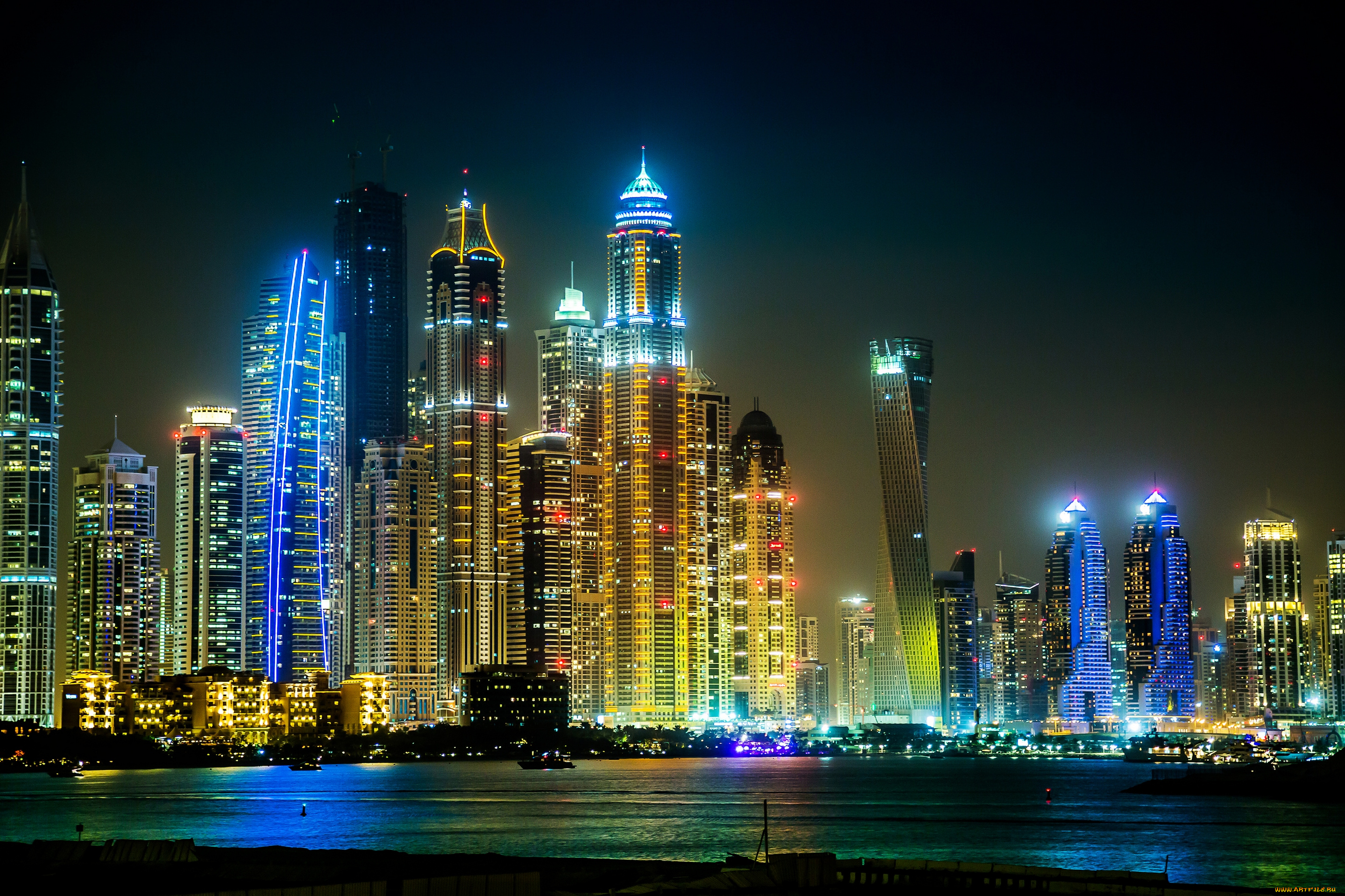 dubai, , uae, города, дубаи, , оаэ, ночной, город, дубай, uae, небоскрёбы, здания