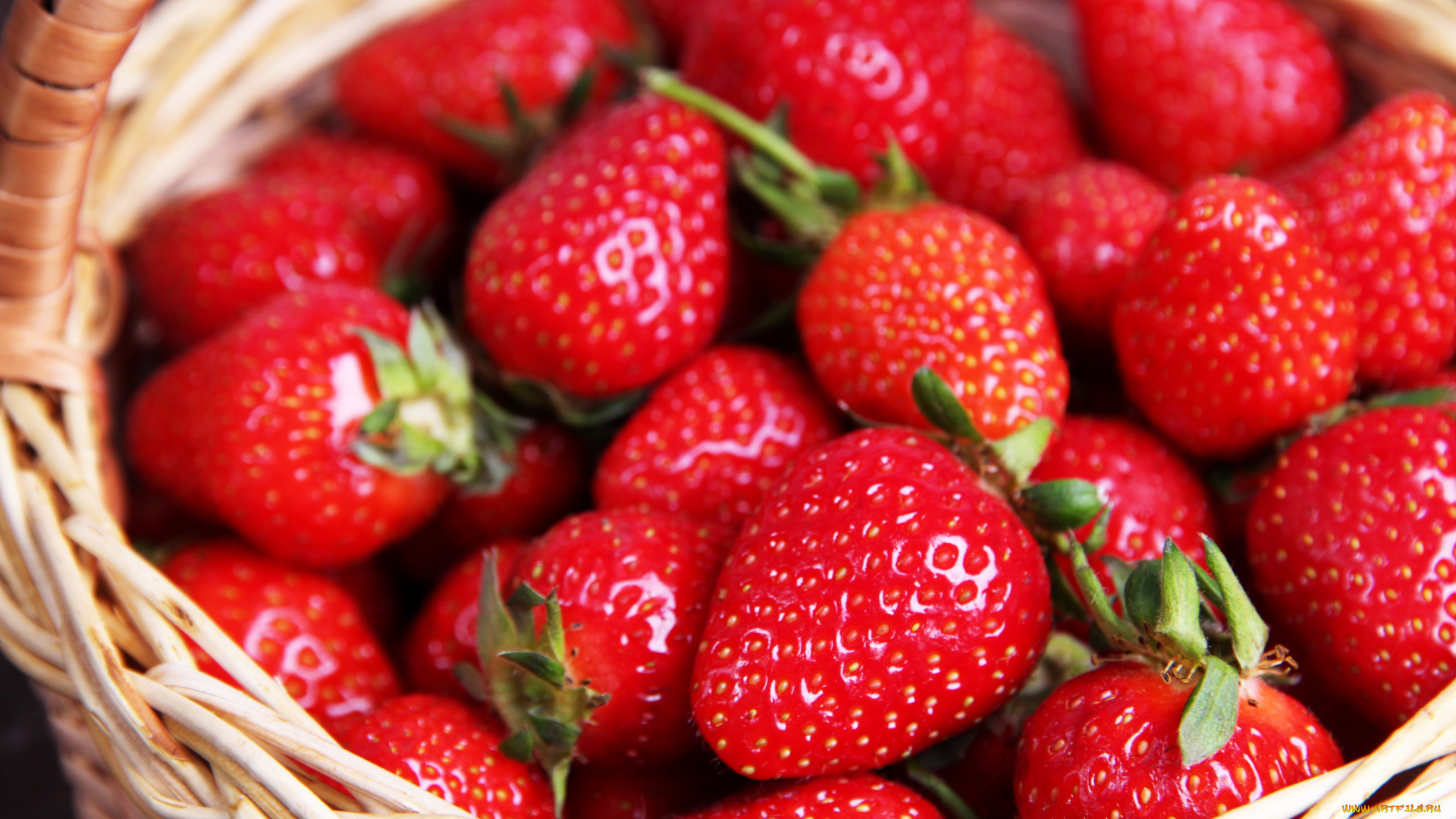 еда, клубника, , земляника, ягоды, корзинка