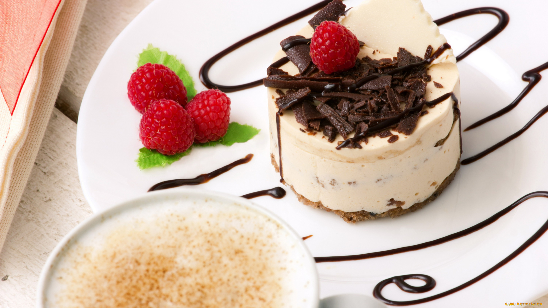 еда, мороженое, , десерты, малина, шоколад