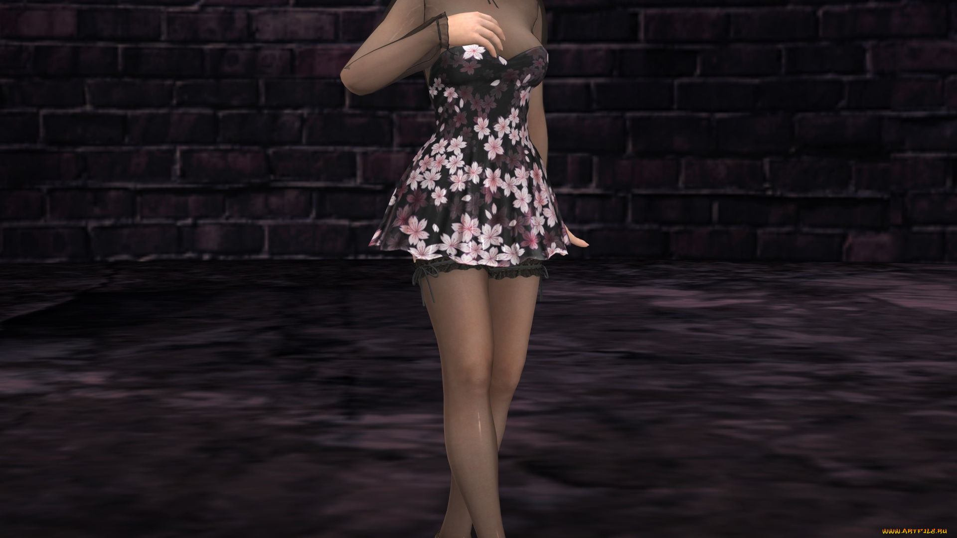 3д, графика, аниме, , anime, фон, взгляд, девушка