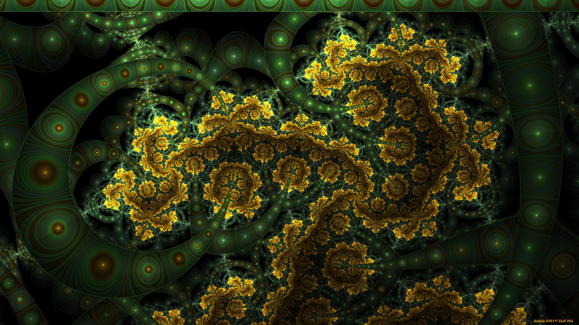 3д, графика, фракталы, , fractal, фон, цвета, узор